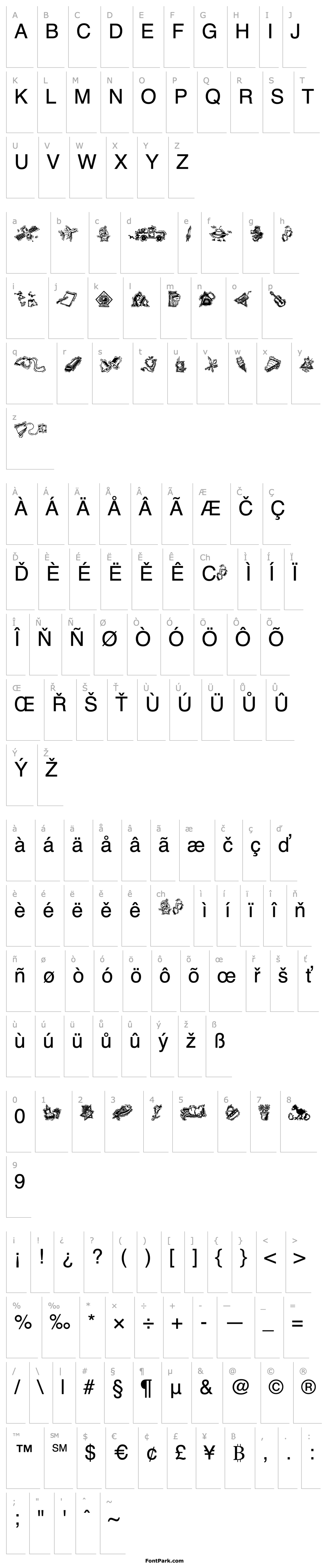 Overview Iconettes