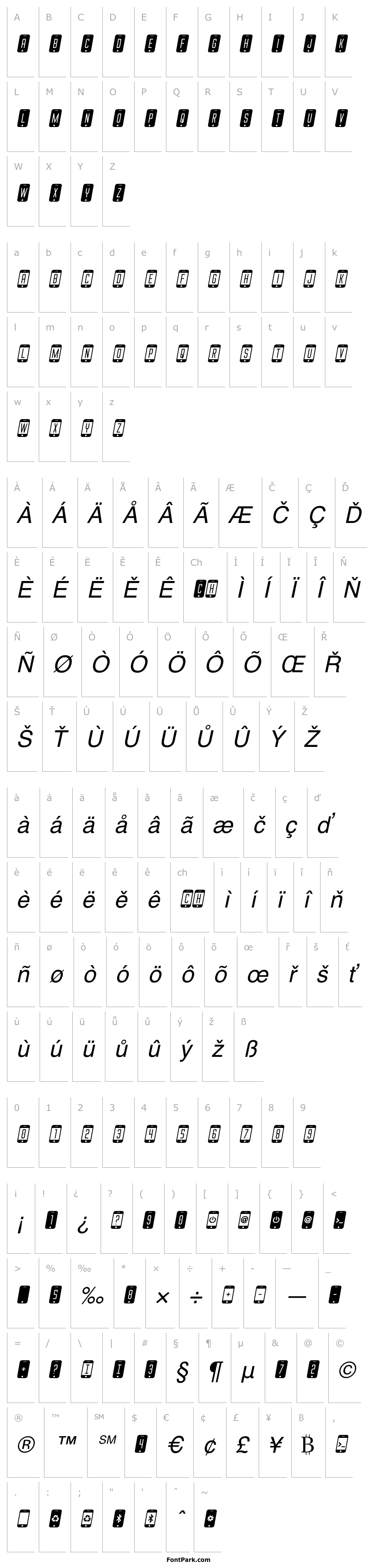 Overview iDroid Italic