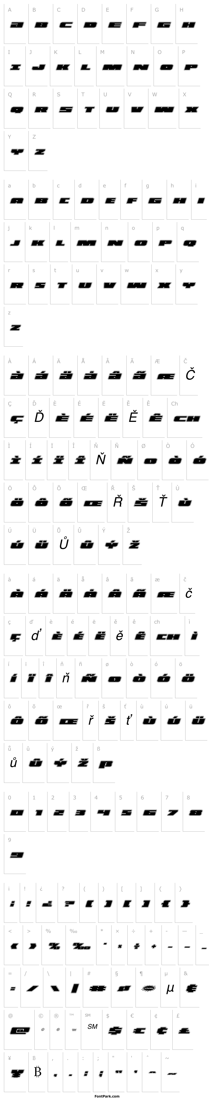 Overview Illumino Academy Italic