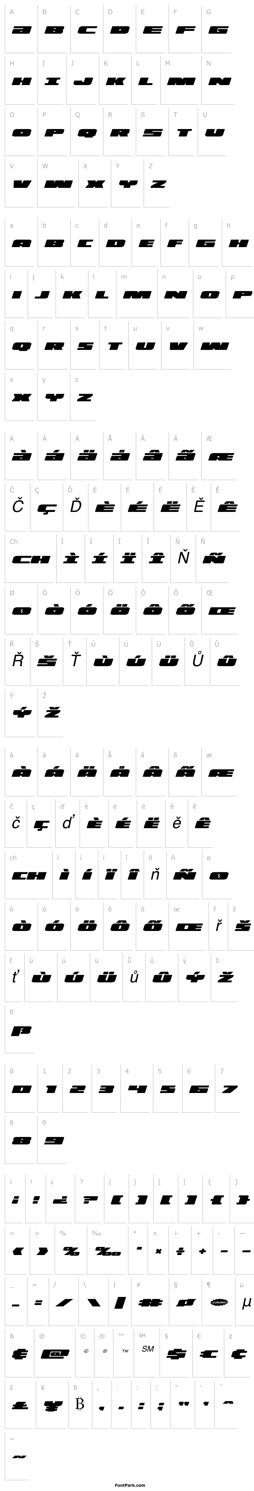Přehled Illumino Expanded Italic