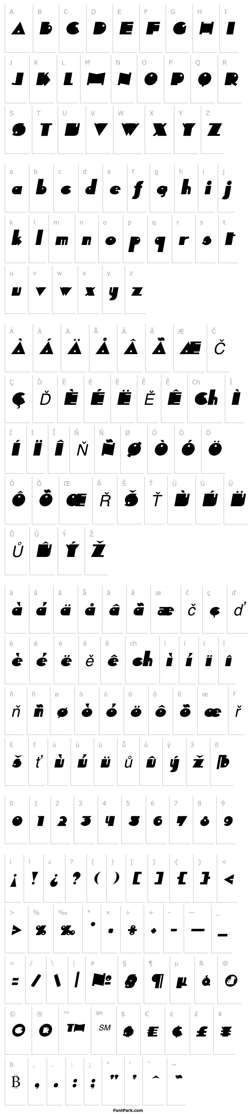 Přehled Independant Italic