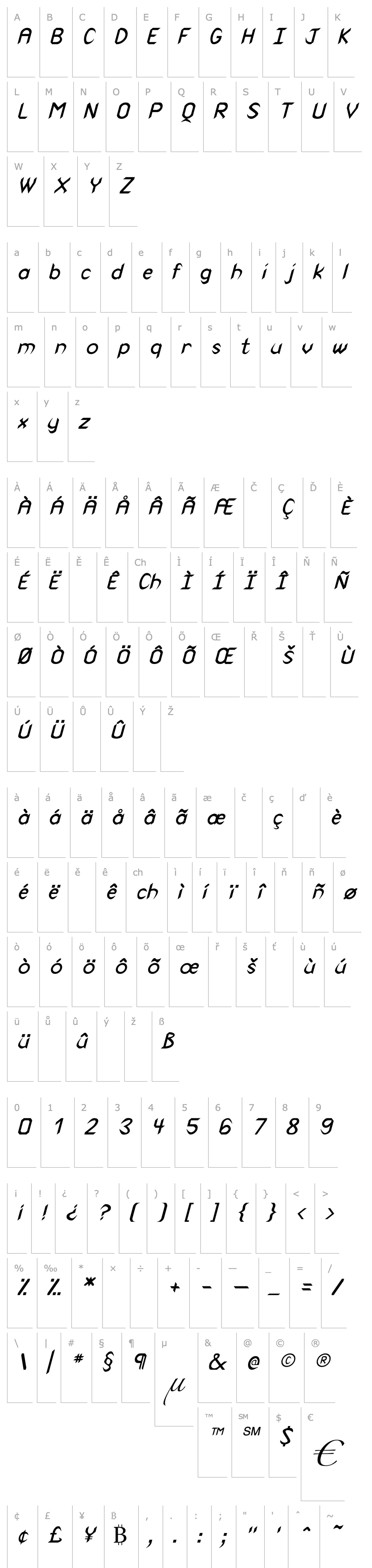 Overview Indio Italic