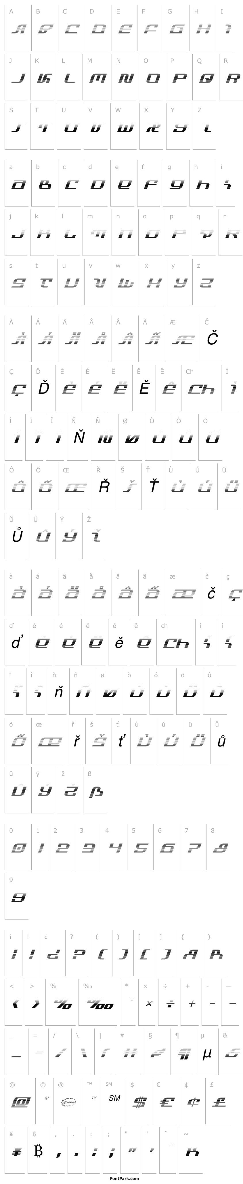 Přehled Infinity Formula Gradient Italic