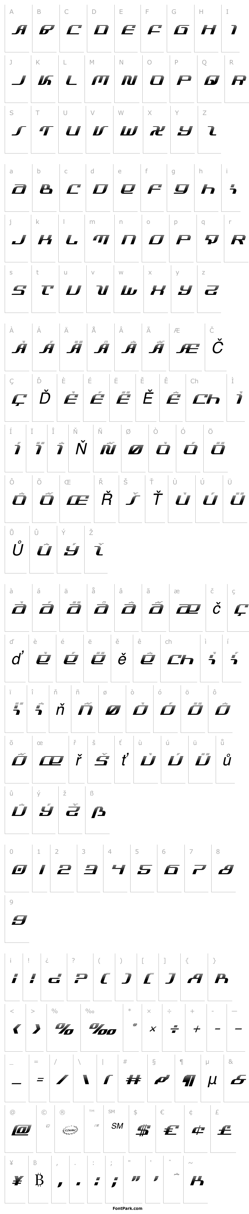 Overview Infinity Formula Halftone Italic