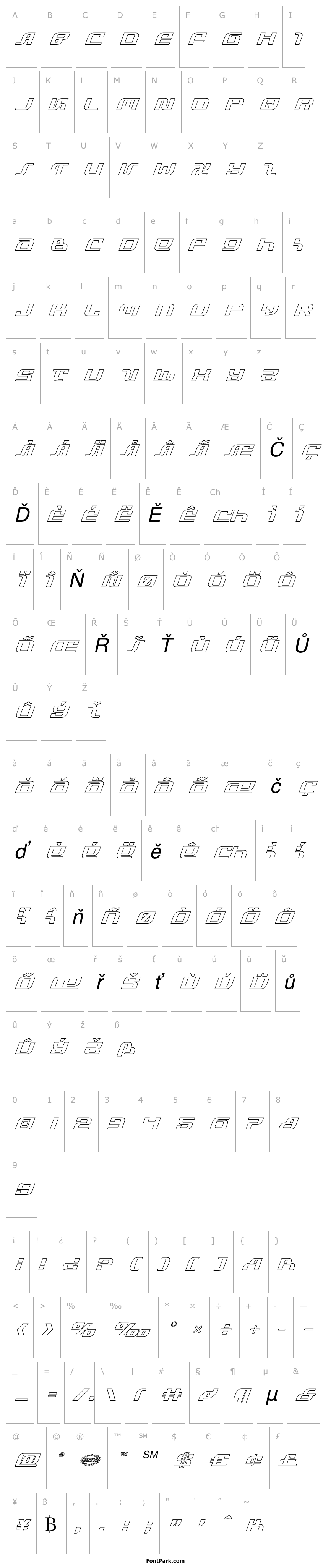 Overview Infinity Formula Outline Italic