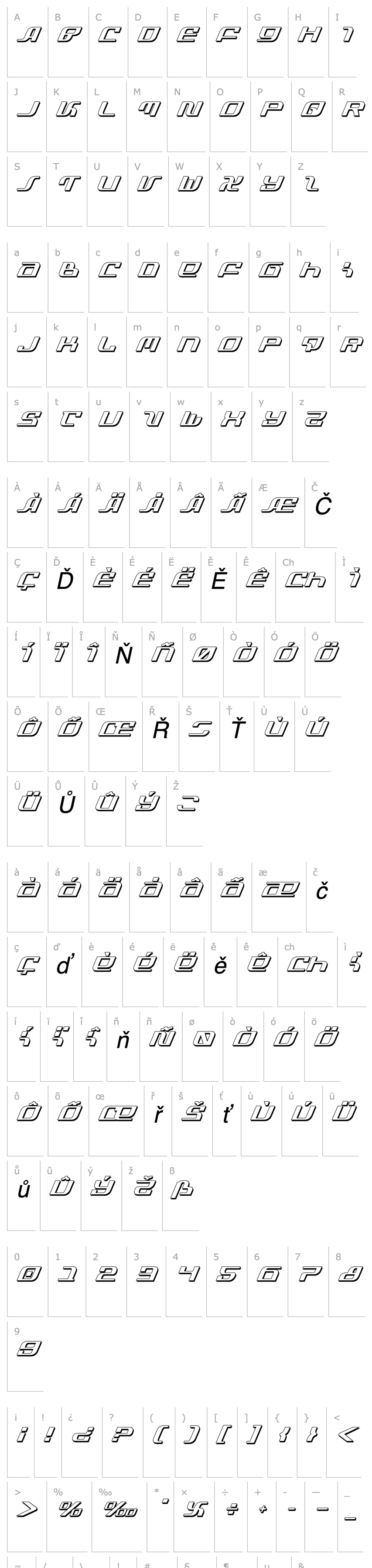 Overview Infinity Formula Shadow Ital