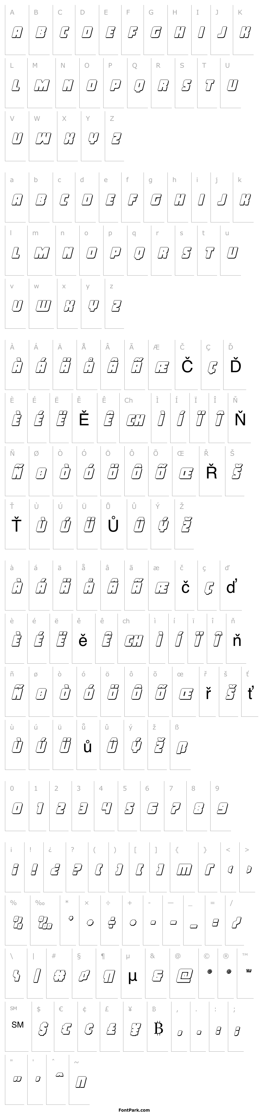 Overview Inspector General 3D Italic