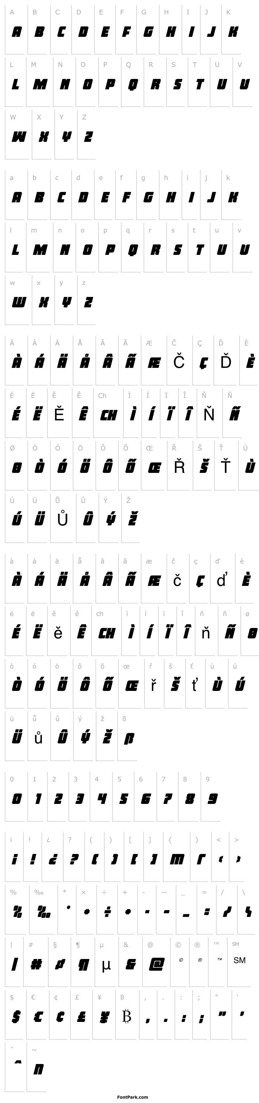 Přehled Inspector General Italic
