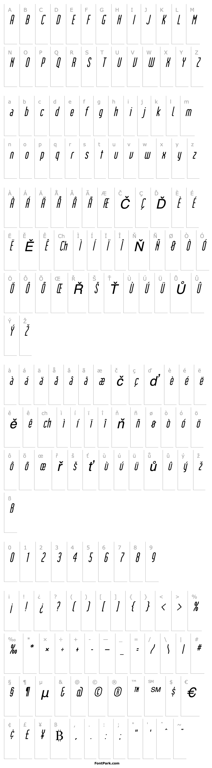 Overview Institution Italic