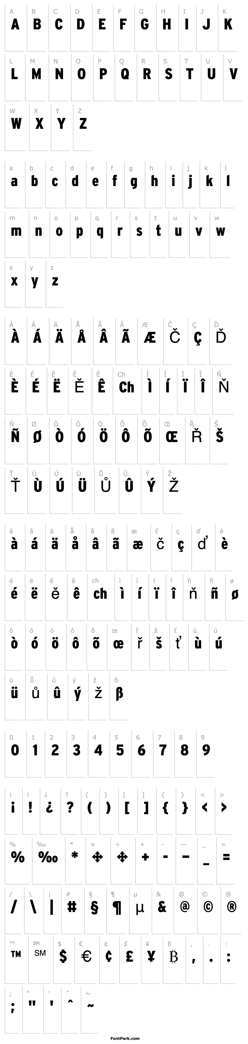 Overview Interstate-BlackCondensed