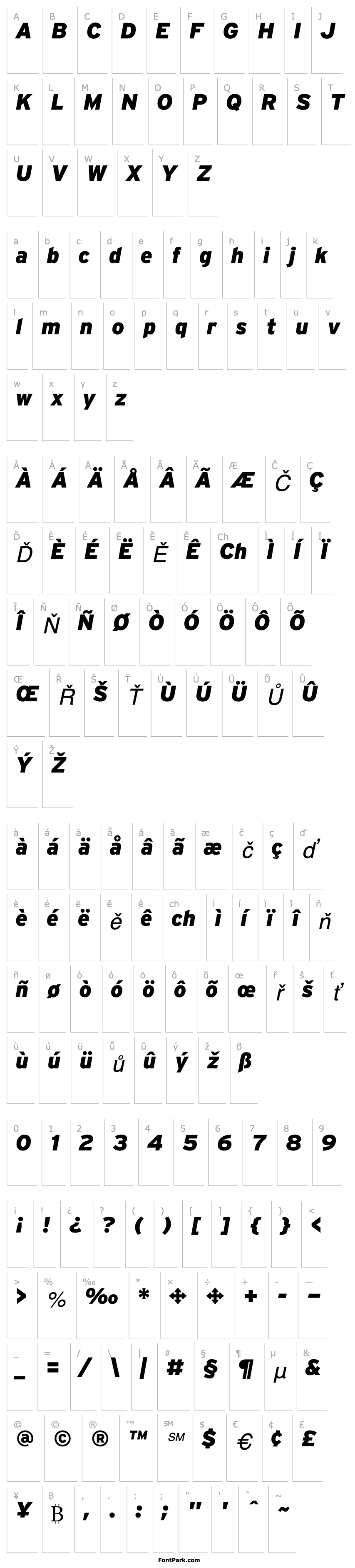 Přehled Interstate-BlackItalic