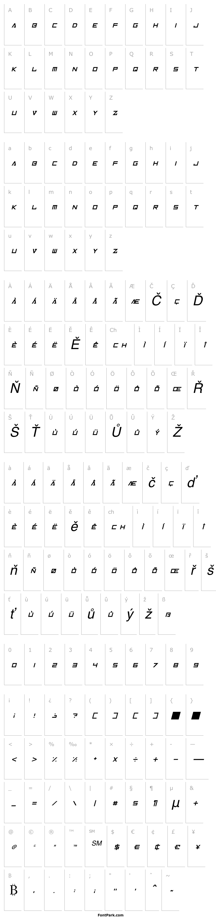 Přehled Inversionz Unboxed Italic