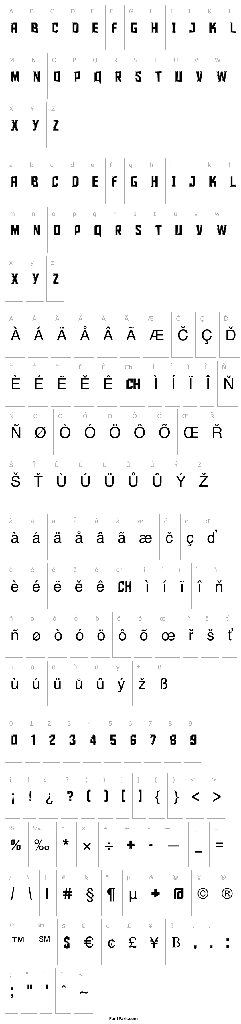 Overview Iron Sans