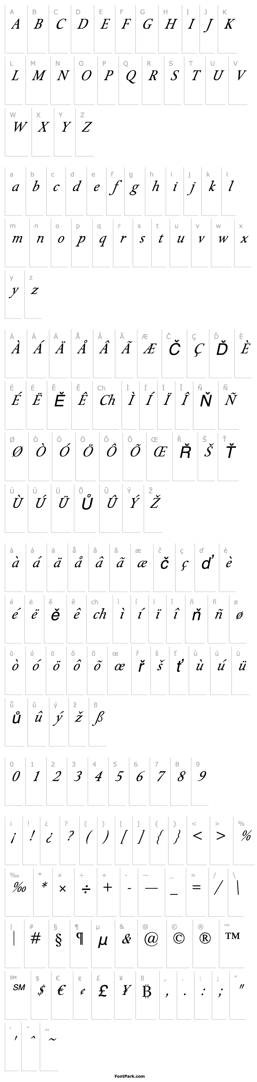 Overview Isolde Italic