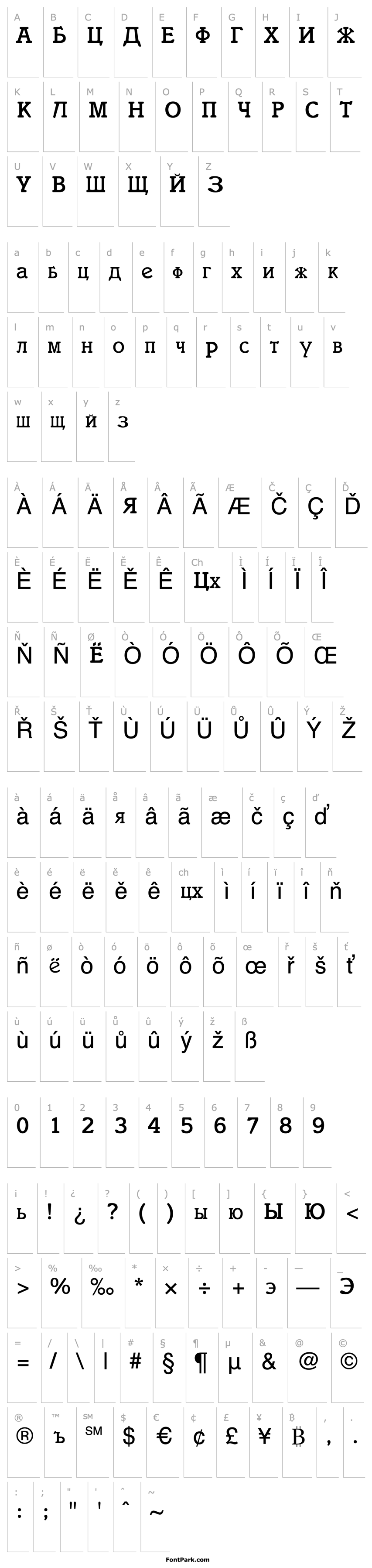 Overview ItaliaCyrillic