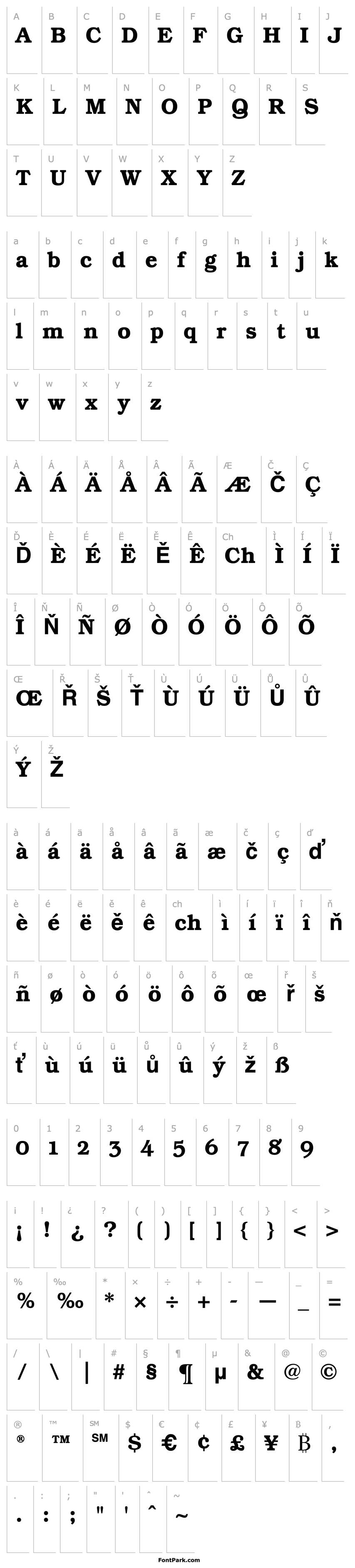 Overview ITC Bookman OsF Demi