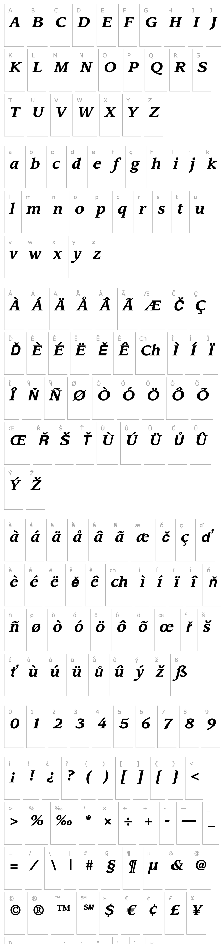 Overview ITC Leawood LT Bold Italic