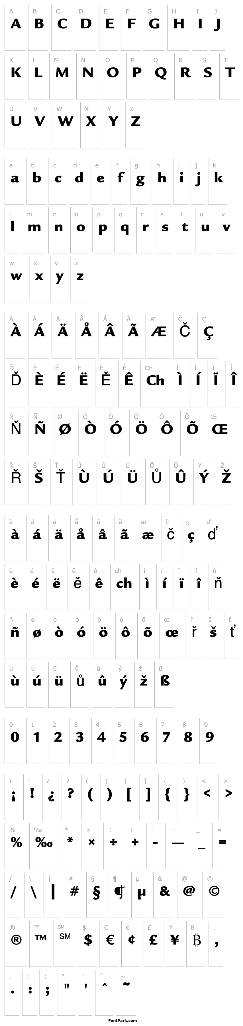 Overview ITC Legacy Sans LT Ultra