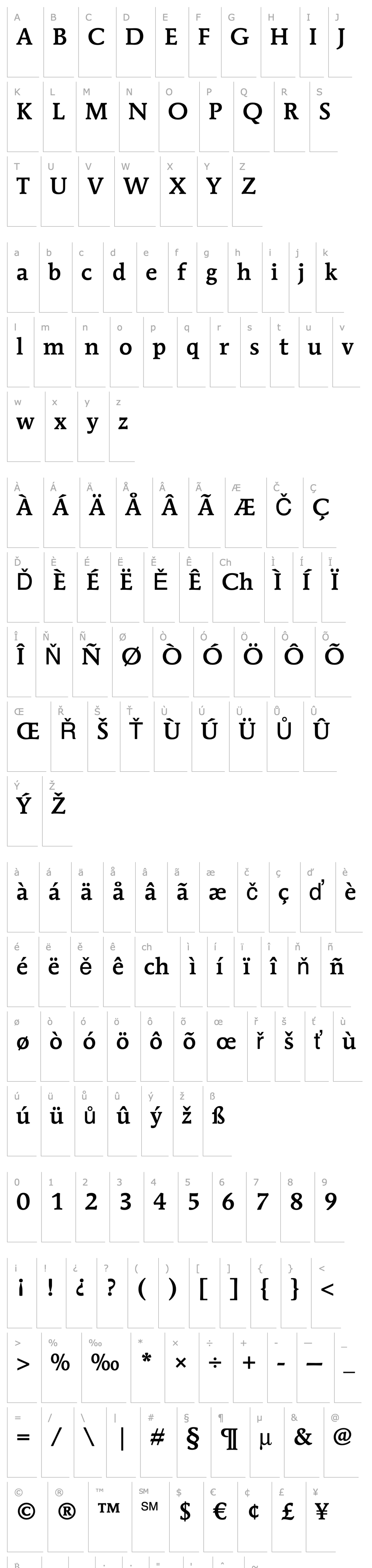 Přehled ITC Mendoza Roman LT Medium