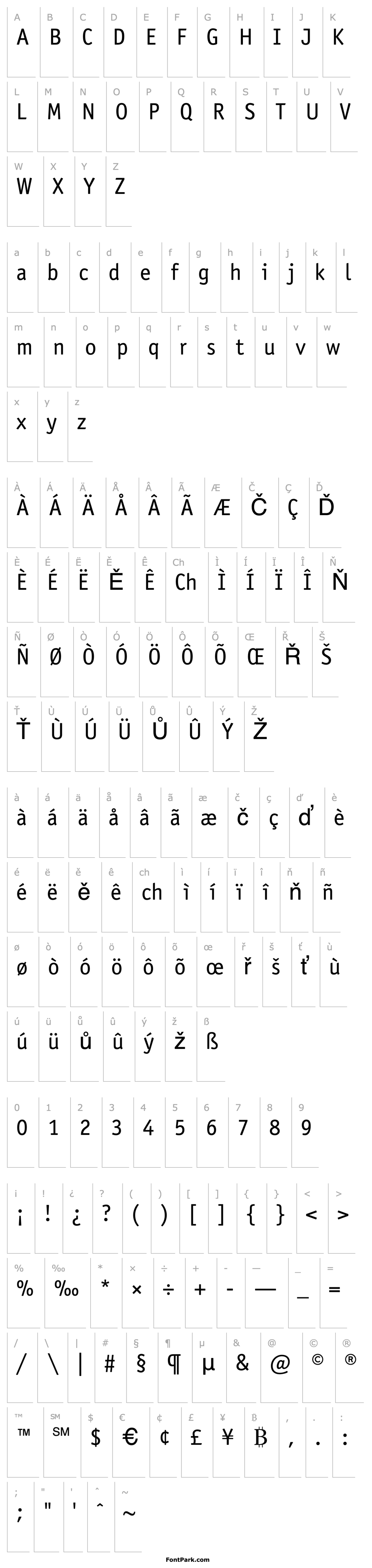 Overview ITC Officina Sans Book