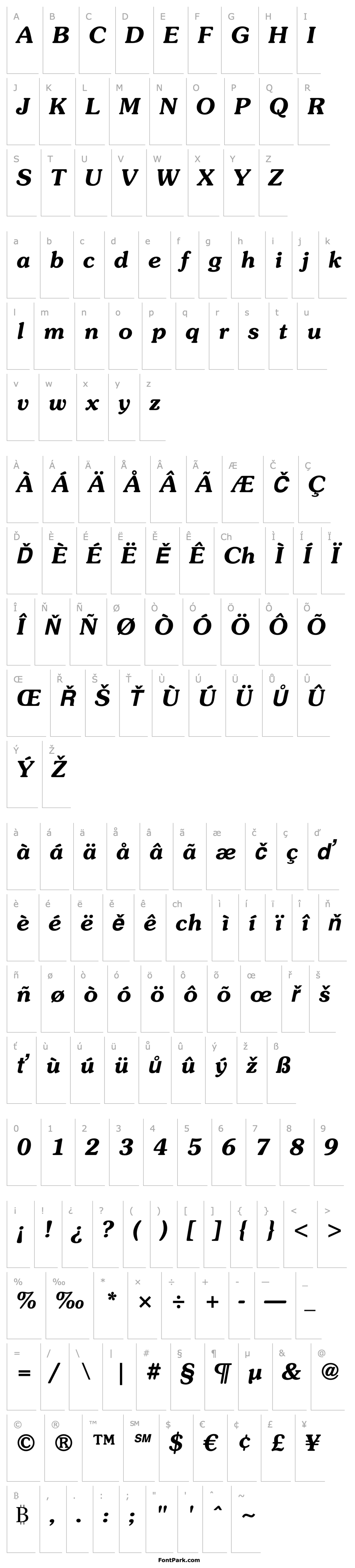 Overview ITC Souvenir LT Demi Italic