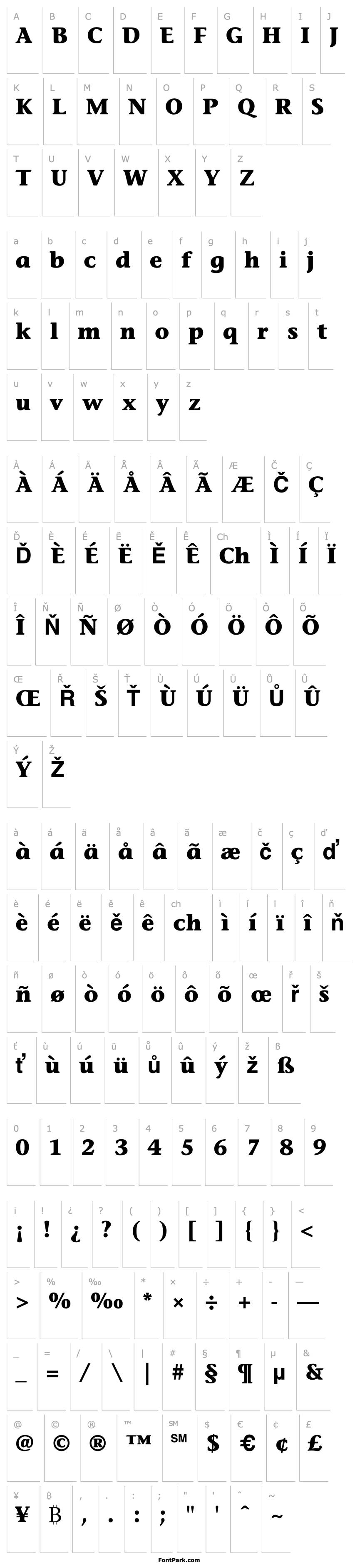 Overview ITC Stone Informal Bold