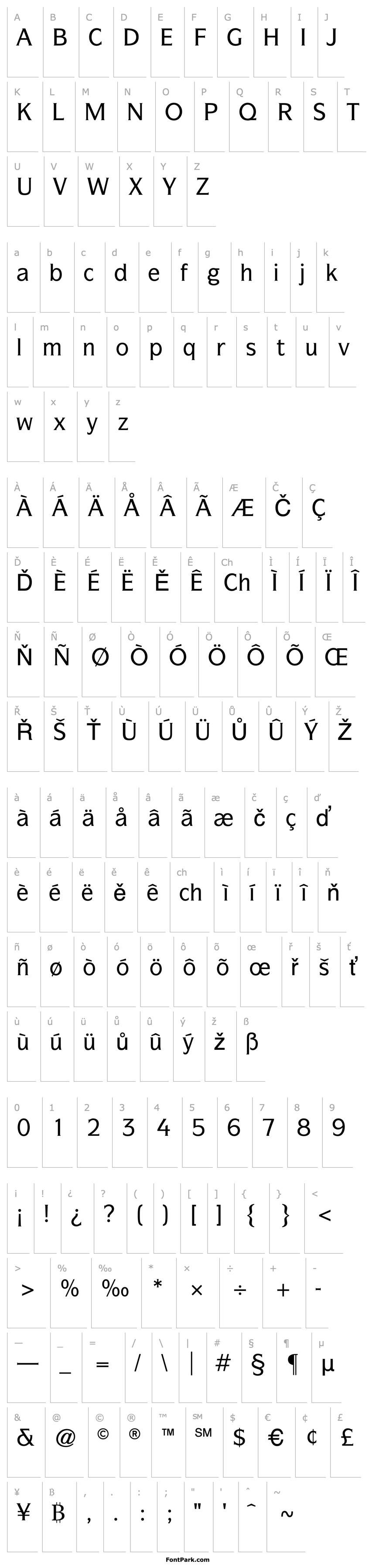 Overview ITC Symbol Medium