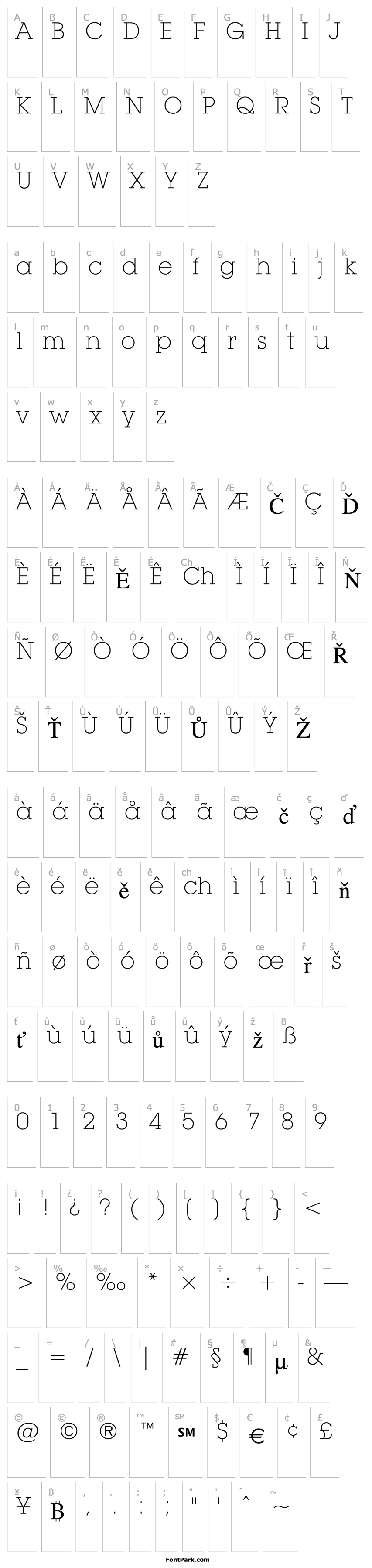 Přehled ITCLubalinGraph-ExtraLight