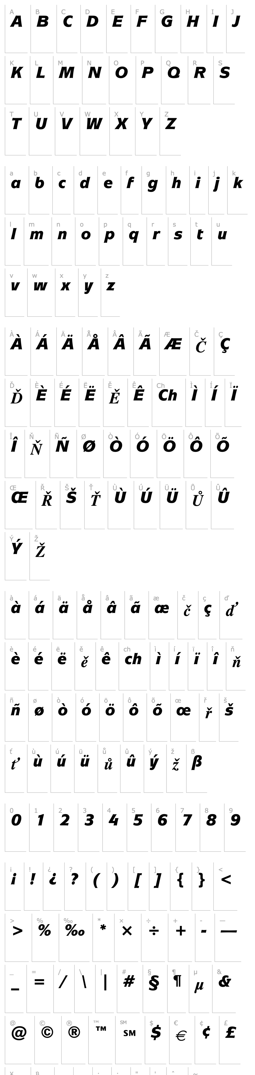 Přehled ITCMixage-BlackItalic