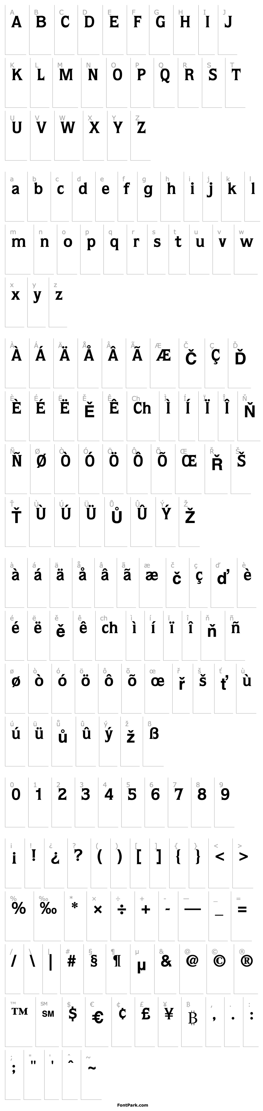 Přehled ITCQuorum-Bold