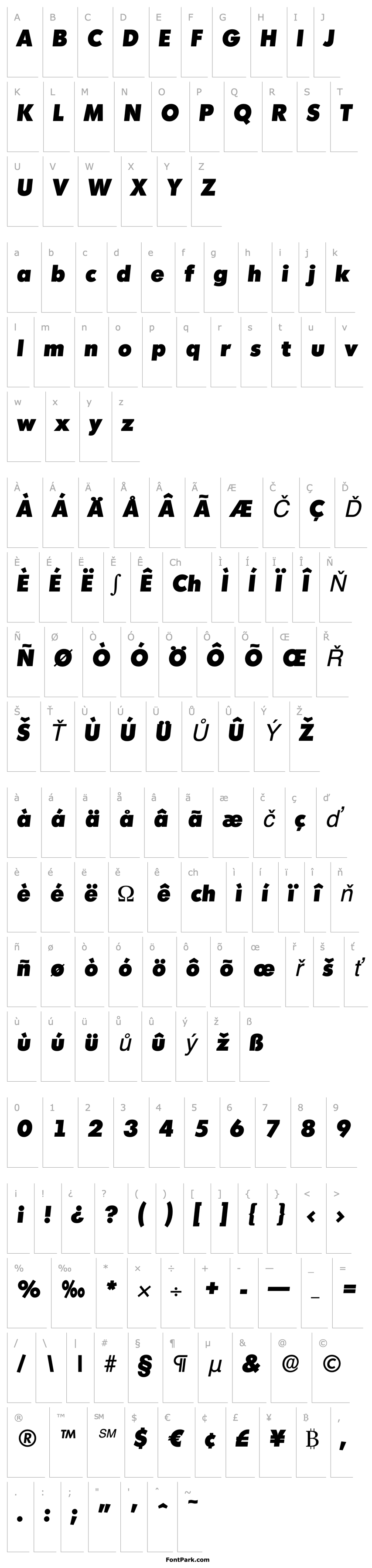 Přehled IvanBecker-Heavy Italic