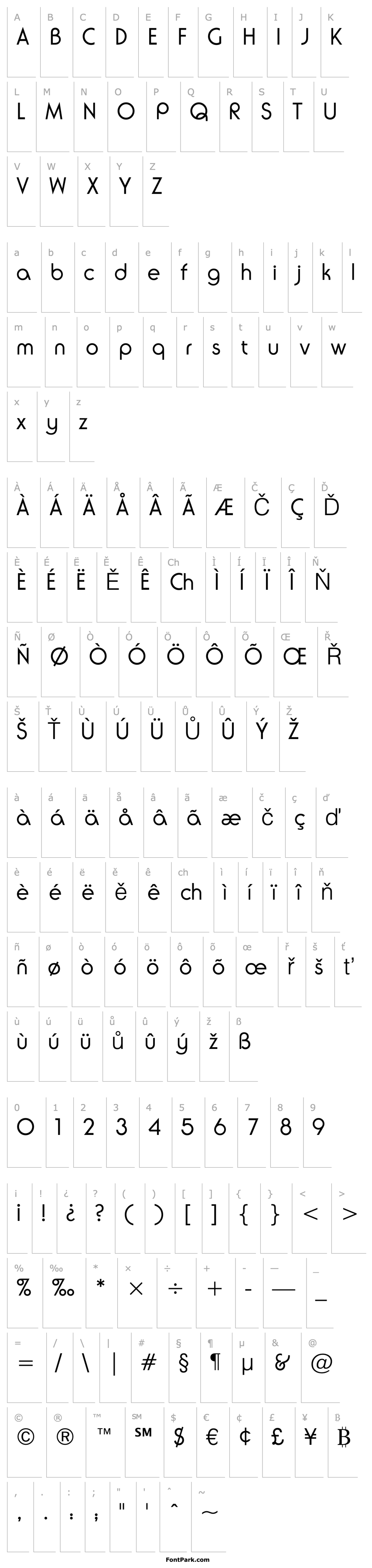 RondaITCbyBT-Light Font | FontPark.com