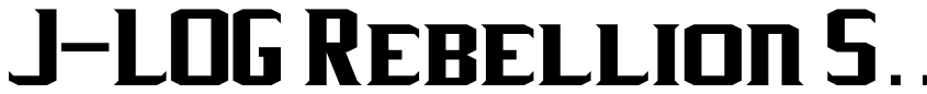 Preview J-LOG Rebellion Serif Small Caps