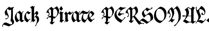 Preview Jack Pirate PERSONAL USE ONLY