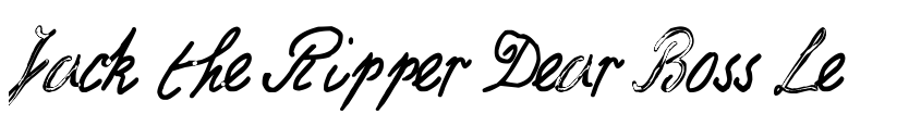 Preview Jack the Ripper Dear Boss Letter