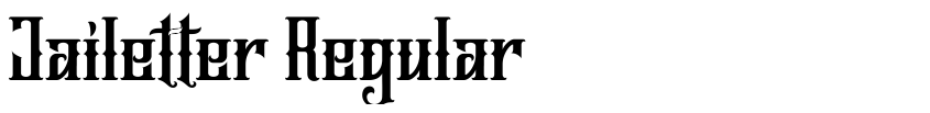 Preview Jailetter Regular