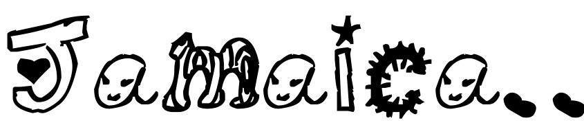 Font Jamaicafont by Unknown