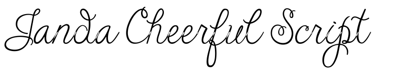 Preview Janda Cheerful Script