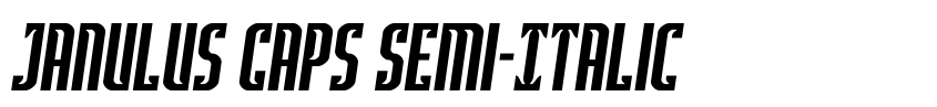 Preview Janulus Caps Semi-Italic