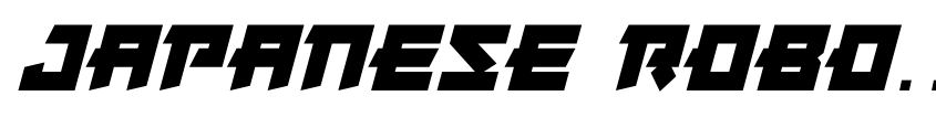 Preview Japanese Robot Italic