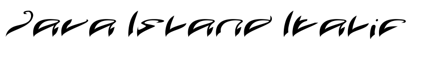 Preview Java Island Italic