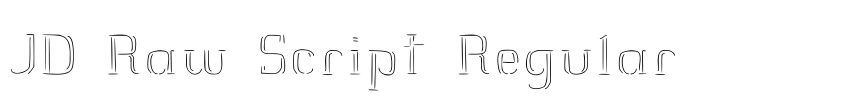 Preview JD Raw Script Regular