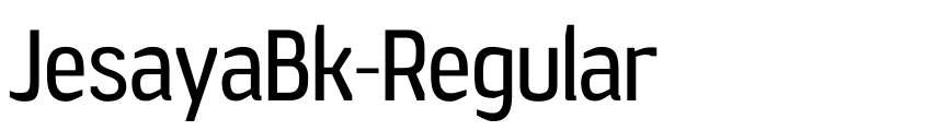 Preview JesayaBk-Regular