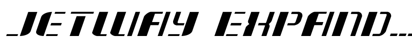 Preview Jetway Expanded Italic