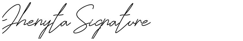 Preview Jhenyta Signature
