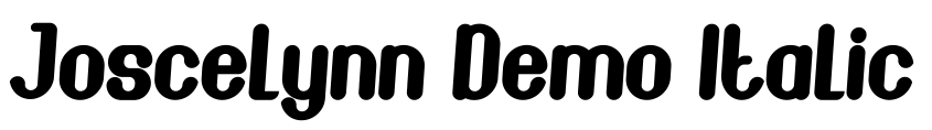 Preview Joscelynn Demo Italic