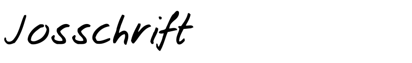 Preview Josschrift