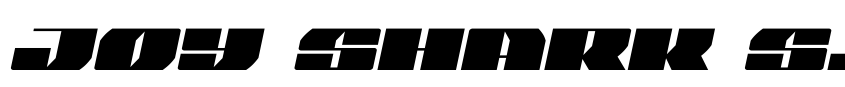 Preview Joy Shark Semi-Italic
