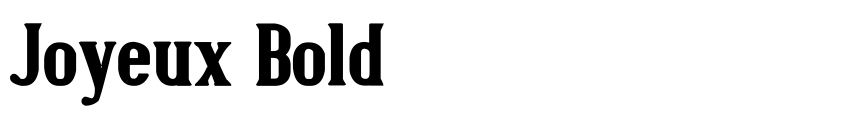 Preview Joyeux Bold