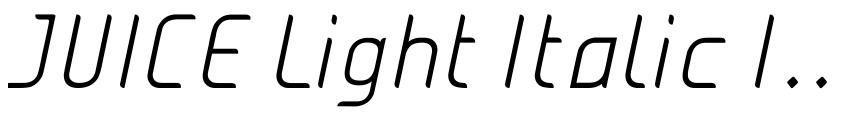 Preview JUICE Light Italic Italic